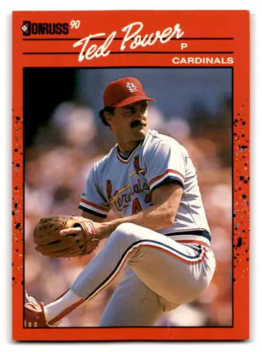 1990 Donruss #653 Ted Power NM-MT Cardinals ID:71414 - Baseball Card Single