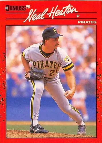 1990 Donruss #658 Neal Heaton NM-MT Pirates - Baseball Card Single