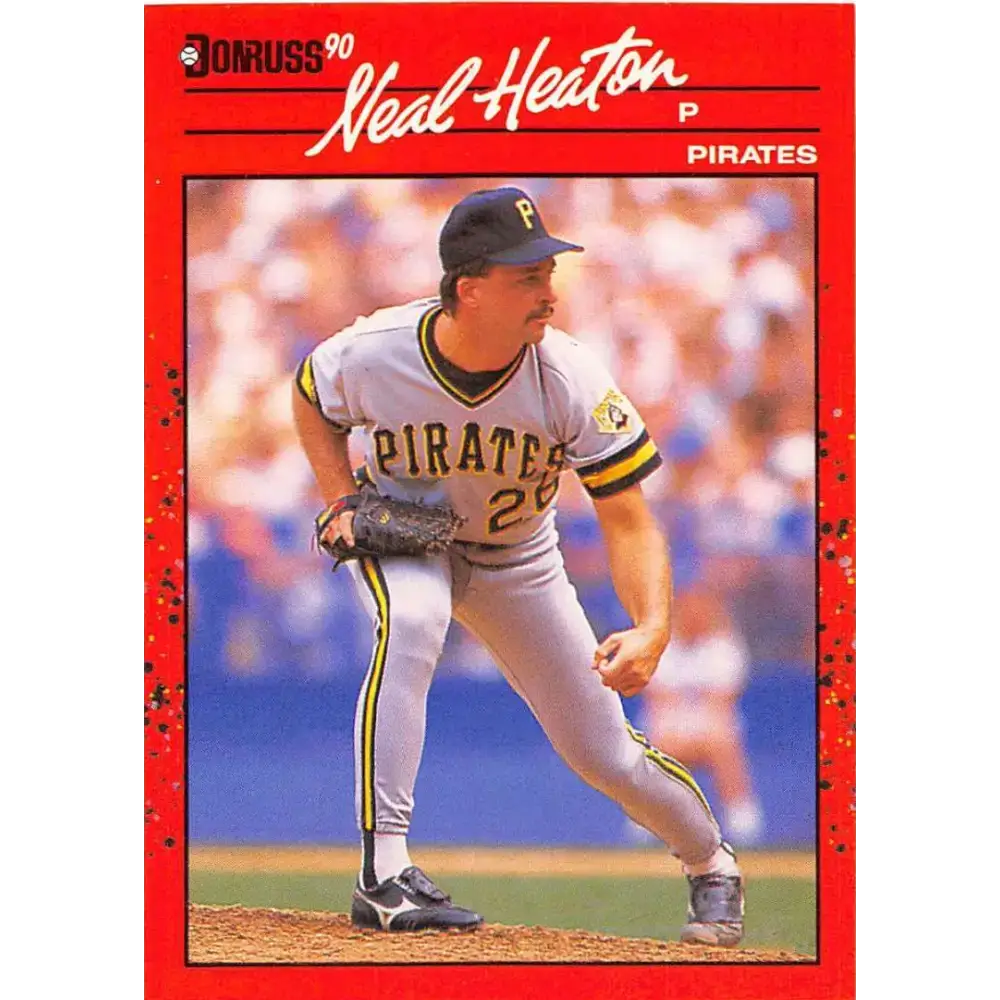 1990 Donruss #658 Neal Heaton VG-EX Pittsburgh Pirates Baseball Card - Baseball Card Single