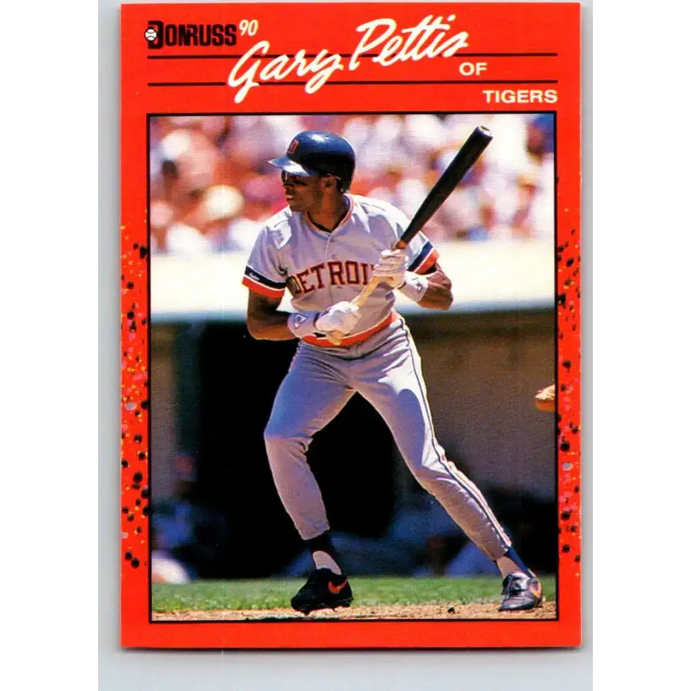 1990 Donruss #661 Gary Pettis VG-EX Detroit Tigers Baseball Card - Baseball Card Single