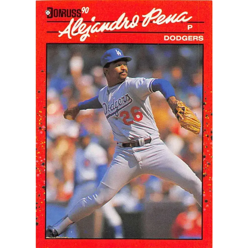 1990 Donruss #664 Alejandro Pena VG-EX Los Angeles Dodgers Baseball Card - Baseball Card Single
