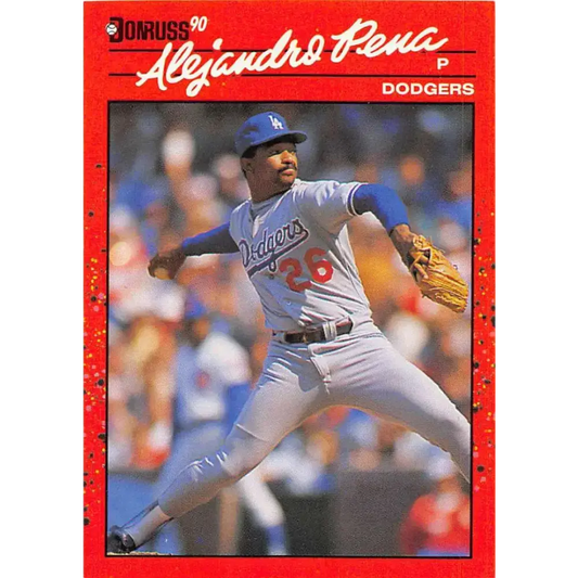 1990 Donruss #664 Alejandro Pena VG-EX Los Angeles Dodgers Baseball Card - Baseball Card Single