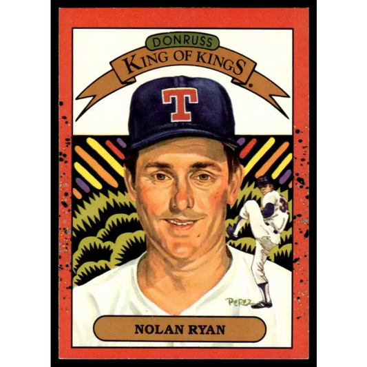 1990 Donruss #665 Nolan Ryan EX/NM Texas Rangers Baseball Card - Baseball Card Single