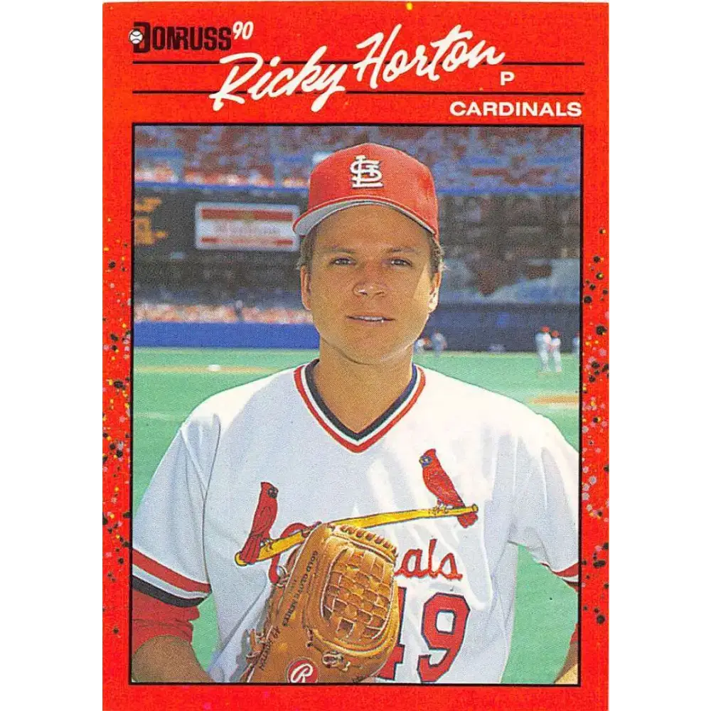 1990 Donruss #666 Ricky Horton VG-EX St. Louis Cardinals Baseball Card - Baseball Card Single