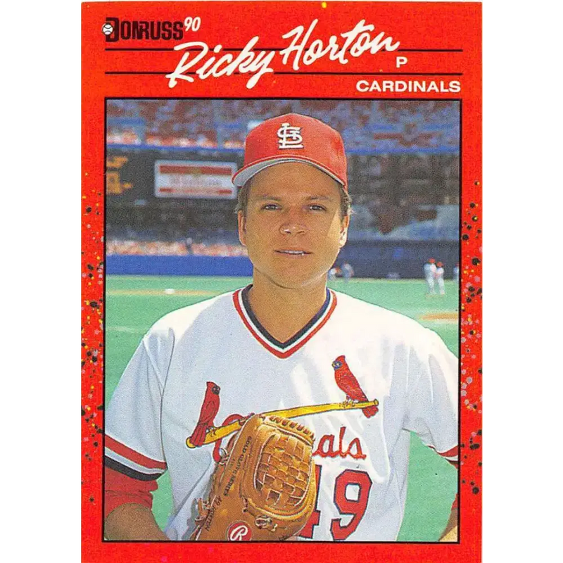1990 Donruss #666 Ricky Horton VG-EX St. Louis Cardinals Baseball Card - Baseball Card Single