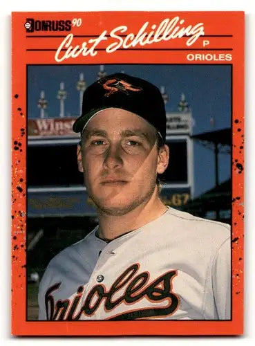 1990 Donruss #667 Curt Schilling Baltimore Orioles Baseball Cards EX ID:57596 - Baseball Card Single