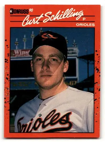 1990 Donruss #667 Curt Schilling Baltimore Orioles Baseball Cards EX ID:57598 - Baseball Card Single