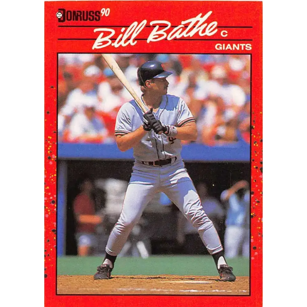 1990 Donruss #680 Bill Bathe VG-EX San Francisco Giants Baseball Card - Baseball Card Single