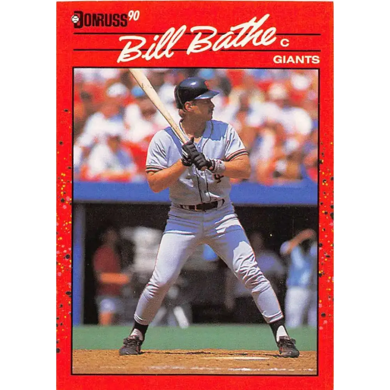 1990 Donruss #680 Bill Bathe VG-EX San Francisco Giants Baseball Card - Baseball Card Single