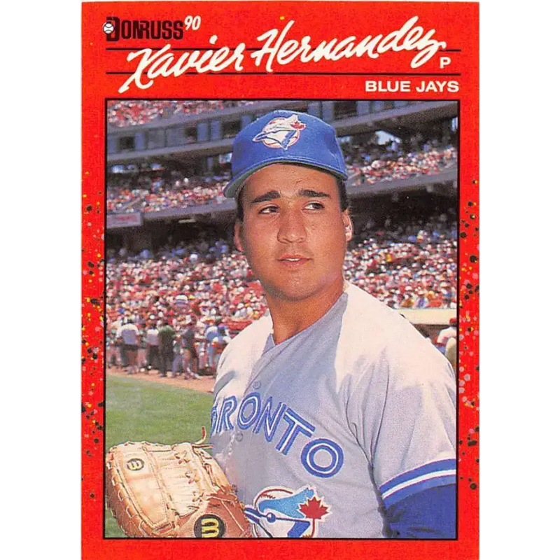 1990 Donruss #682 Xavier Hernandez VG-EX RC Rookie Toronto Blue Jays Baseball Card - Baseball Card Single