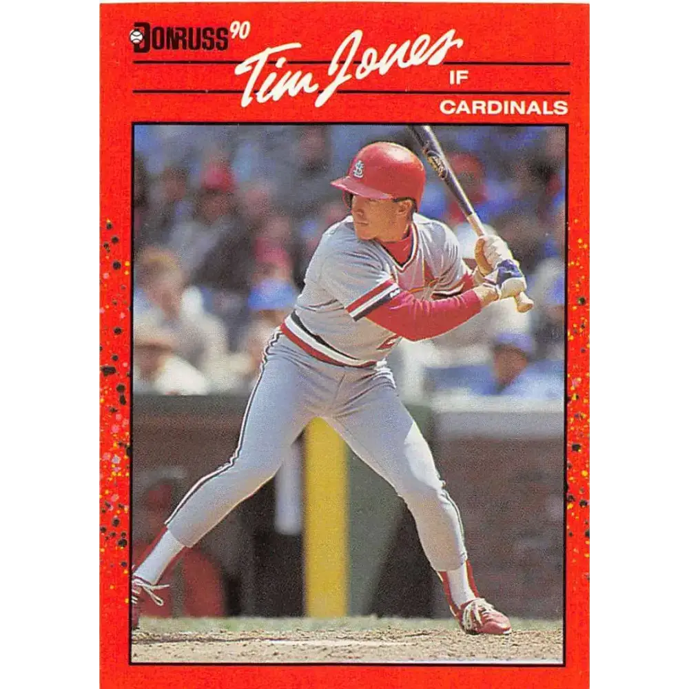 1990 Donruss #686 Tim Jones VG-EX St. Louis Cardinals Baseball Card - Baseball Card Single