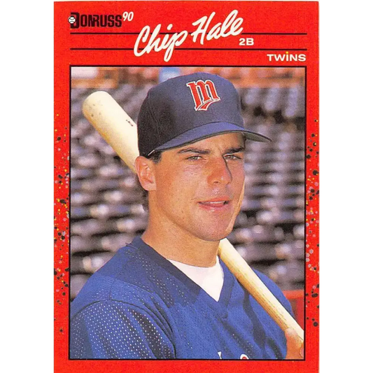 1990 Donruss #690 Chip Hale VG-EX RC Rookie Minnesota Twins Baseball Card - Baseball Card Single