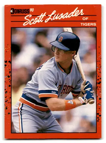 1990 Donruss #696 Scott Lusader EX Excellent Tigers ID:71416 - Baseball Card Single