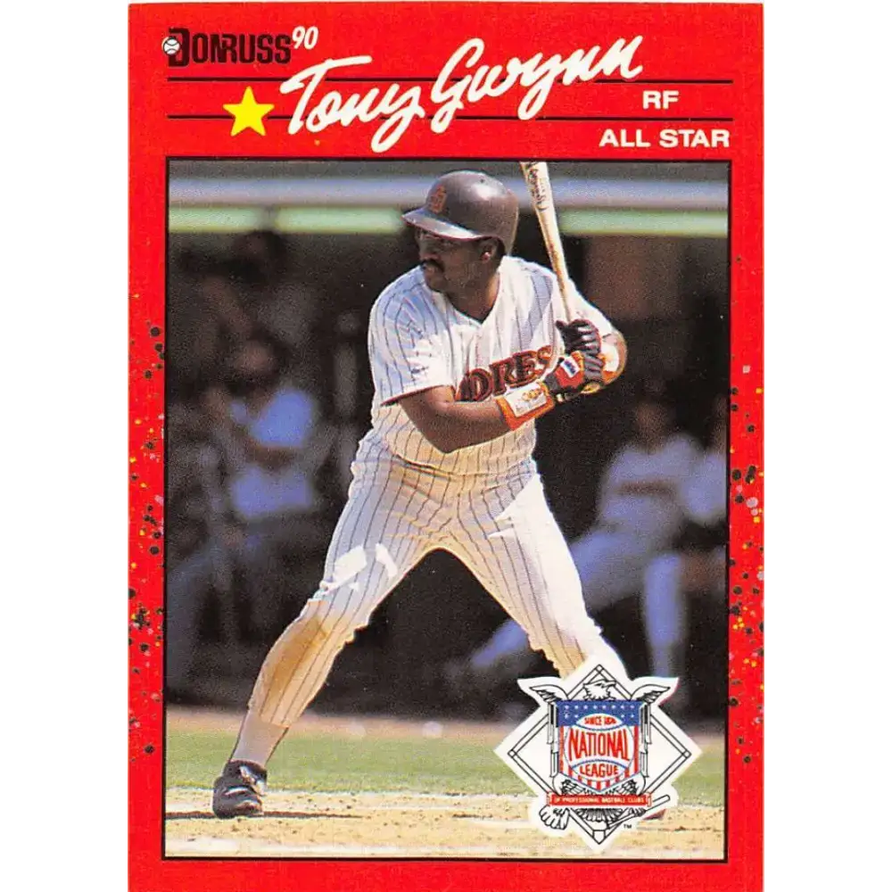 1990 Donruss #705 Tony Gwynn AS VG-EX San Diego Padres Baseball Card - Baseball Card Single