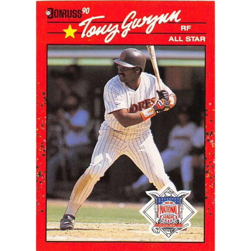 1990 Donruss #705 Tony Gwynn AS VG-EX San Diego Padres Baseball Card - Baseball Card Single