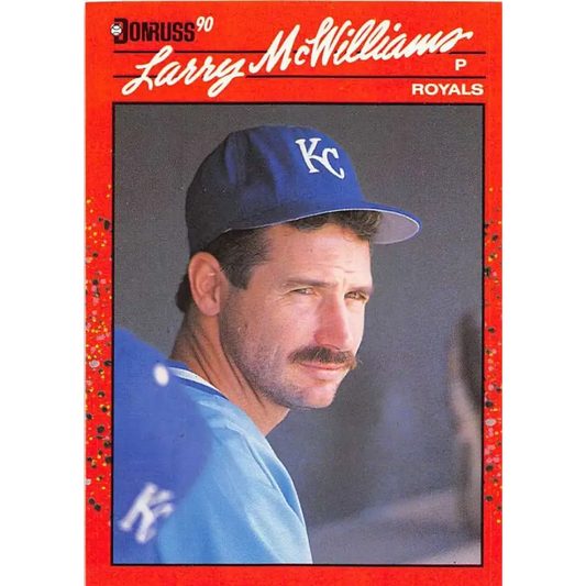 1990 Donruss #709 Larry McWilliams VG-EX Kansas City Royals Baseball Card - Baseball Card Single