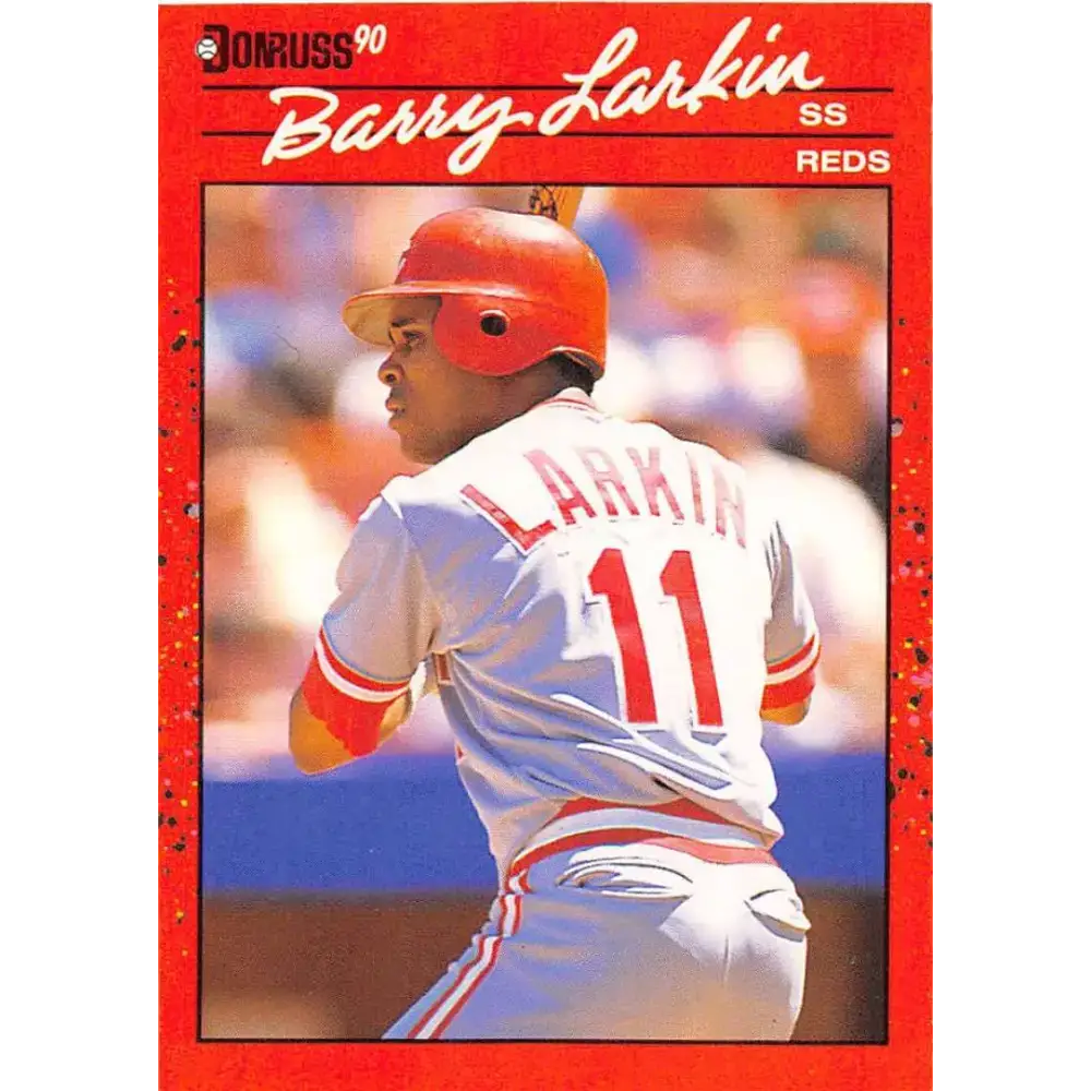 1990 Donruss #71 Barry Larkin VG-EX Cincinnati Reds Baseball Card - Baseball Card Single
