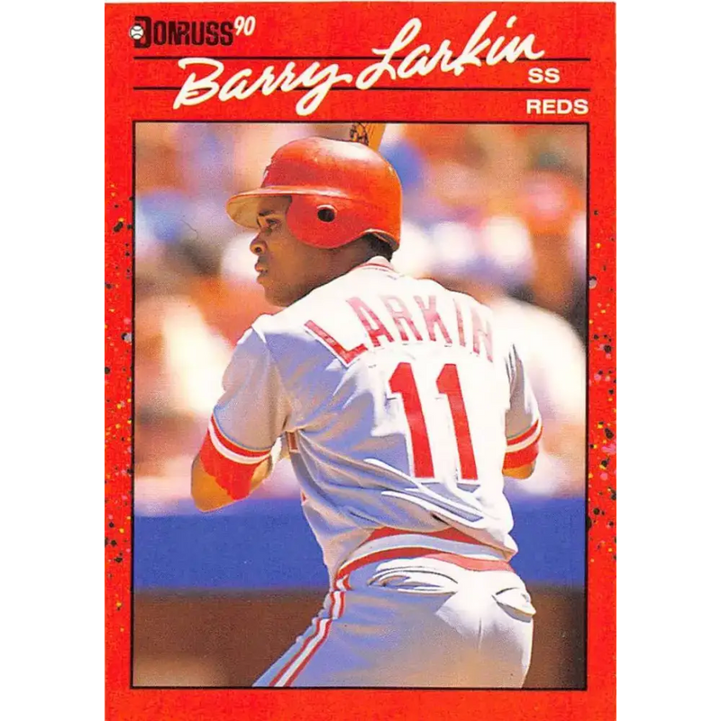 1990 Donruss #71 Barry Larkin VG-EX Cincinnati Reds Baseball Card - Baseball Card Single