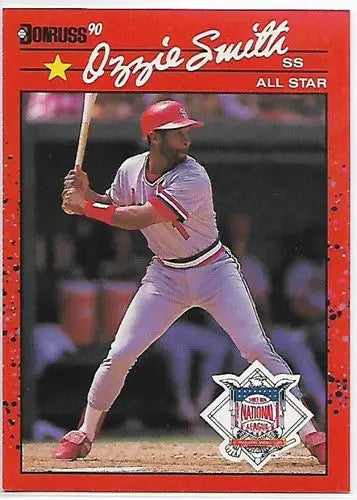 1990 Donruss #710b Ozzie Smith NM-MT Cardinals AS ID:25483 - Baseball Card Single