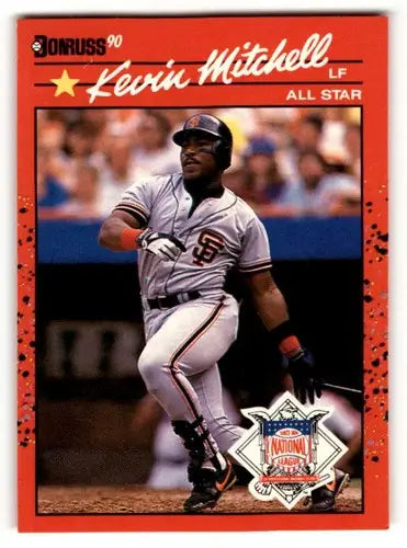 1990 Donruss #715 Kevin Mitchell San Francisco Giants Baseball Cards ID:52774 - Baseball Card Single