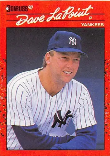 1990 Donruss #72 Dave LaPoint NM-MT Yankees - Baseball Card Single