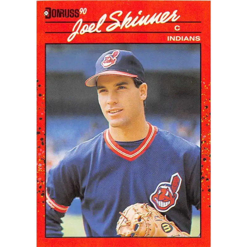 1990 Donruss #73 Joel Skinner VG-EX Cleveland Indians Baseball Card - Baseball Card Single