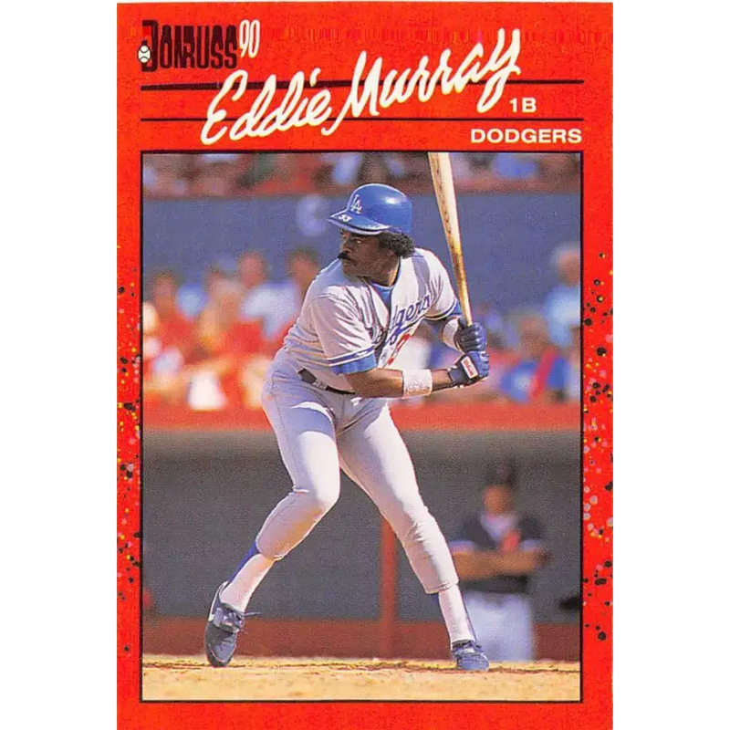 1990 Donruss #77 Eddie Murray VG-EX Los Angeles Dodgers Baseball Card - Baseball Card Single