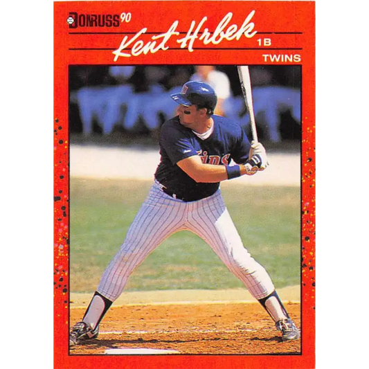1990 Donruss #81 Kent Hrbek VG-EX Minnesota Twins Baseball Card - Baseball Card Single