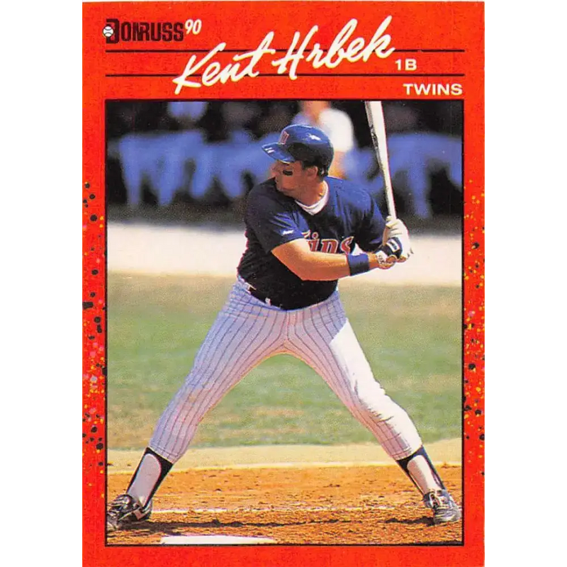 1990 Donruss #81 Kent Hrbek VG-EX Minnesota Twins Baseball Card - Baseball Card Single