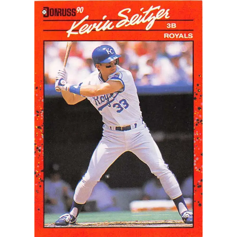 1990 Donruss #85 Kevin Seitzer VG-EX Kansas City Royals Baseball Card - Baseball Card Single