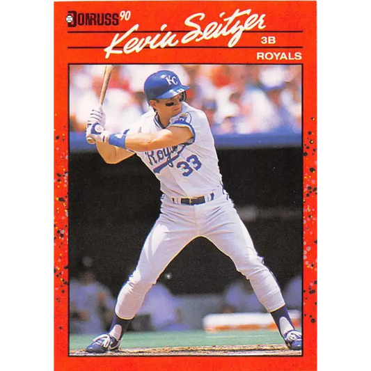 1990 Donruss #85 Kevin Seitzer VG-EX Kansas City Royals Baseball Card - Baseball Card Single