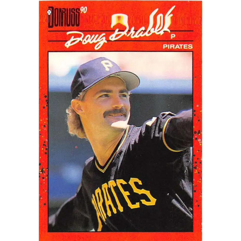 1990 Donruss #92 Doug Drabek VG-EX Pittsburgh Pirates Baseball Card - Baseball Card Single