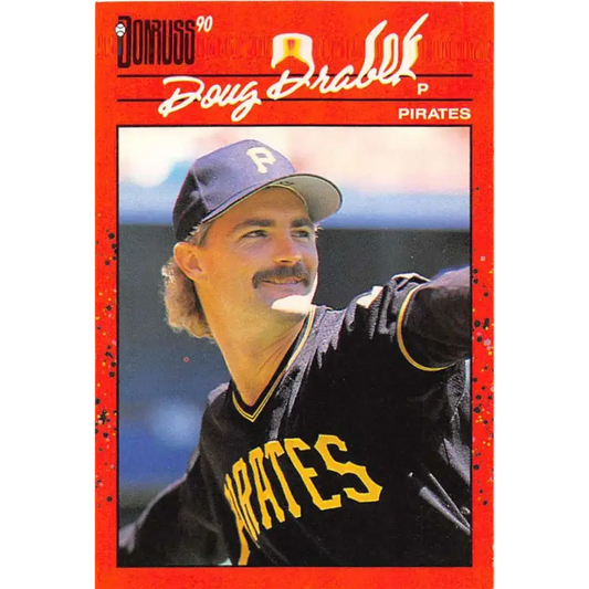 1990 Donruss #92 Doug Drabek VG-EX Pittsburgh Pirates Baseball Card - Baseball Card Single