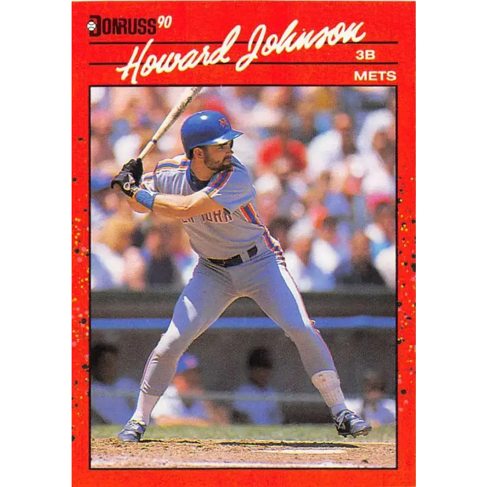 1990 Donruss #99 Howard Johnson VG-EX New York Mets Baseball Card - Baseball Card Single