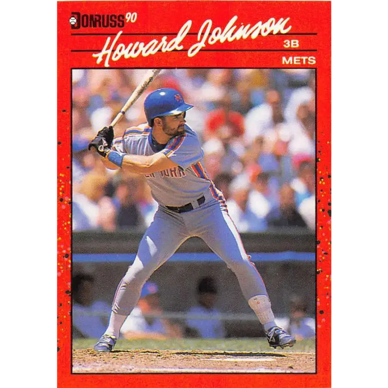 1990 Donruss #99 Howard Johnson VG-EX New York Mets Baseball Card - Baseball Card Single