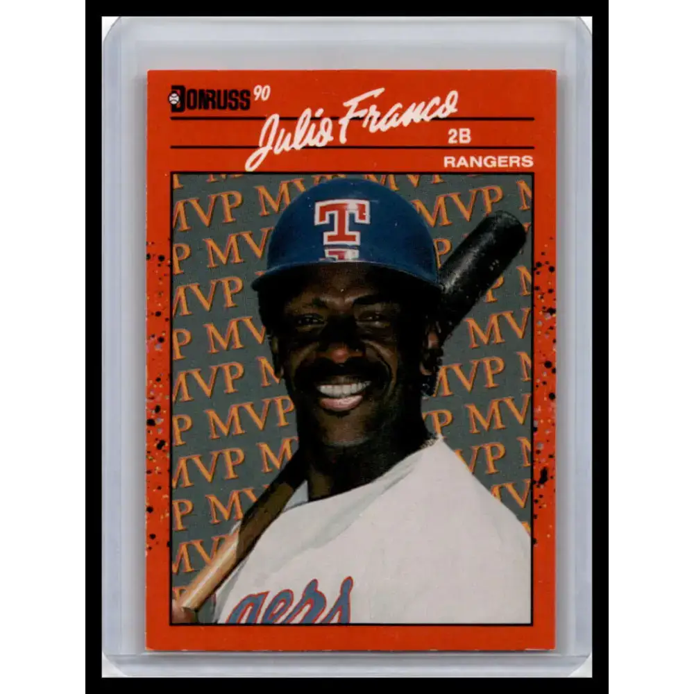 1990 Donruss #BC-14 Julio Franco NM-MT Texas Rangers Baseball Card - Baseball Card Single