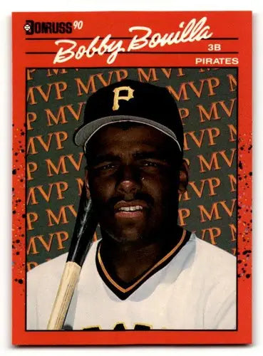 1990 Donruss Bobby Bonilla Pittsburgh Pirates baseball card for collection or trading