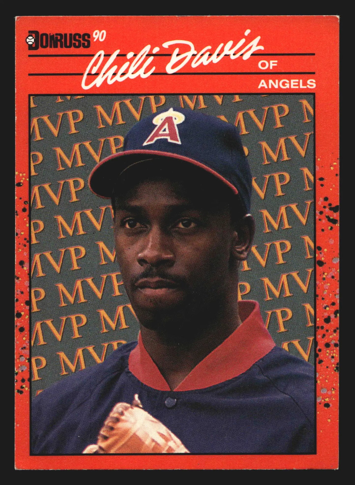 1990 Donruss #BC-20 Chili Davis California Angels Bonus MVP - Baseball Card Single
