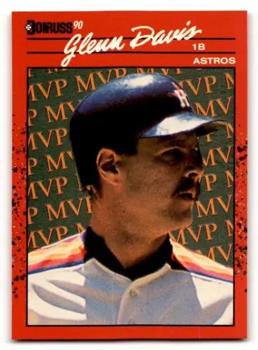 1990 Donruss #BC-21 Glenn Davis Houston Astros Baseball Cards EX/NM ID:62782 - Baseball Card Single