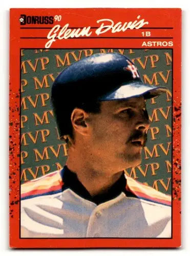 1990 Donruss #BC-21 Glenn Davis Houston Astros Baseball Cards EX/NM ID:56232 - Baseball Card Single