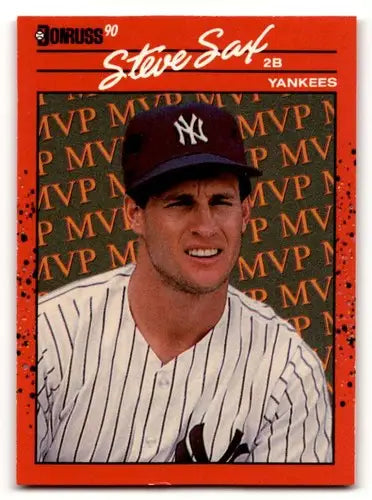 1990 Donruss #BC-22 Steve Sax New York Yankees Baseball Cards EX/NM ID:62801 - Baseball Card Single