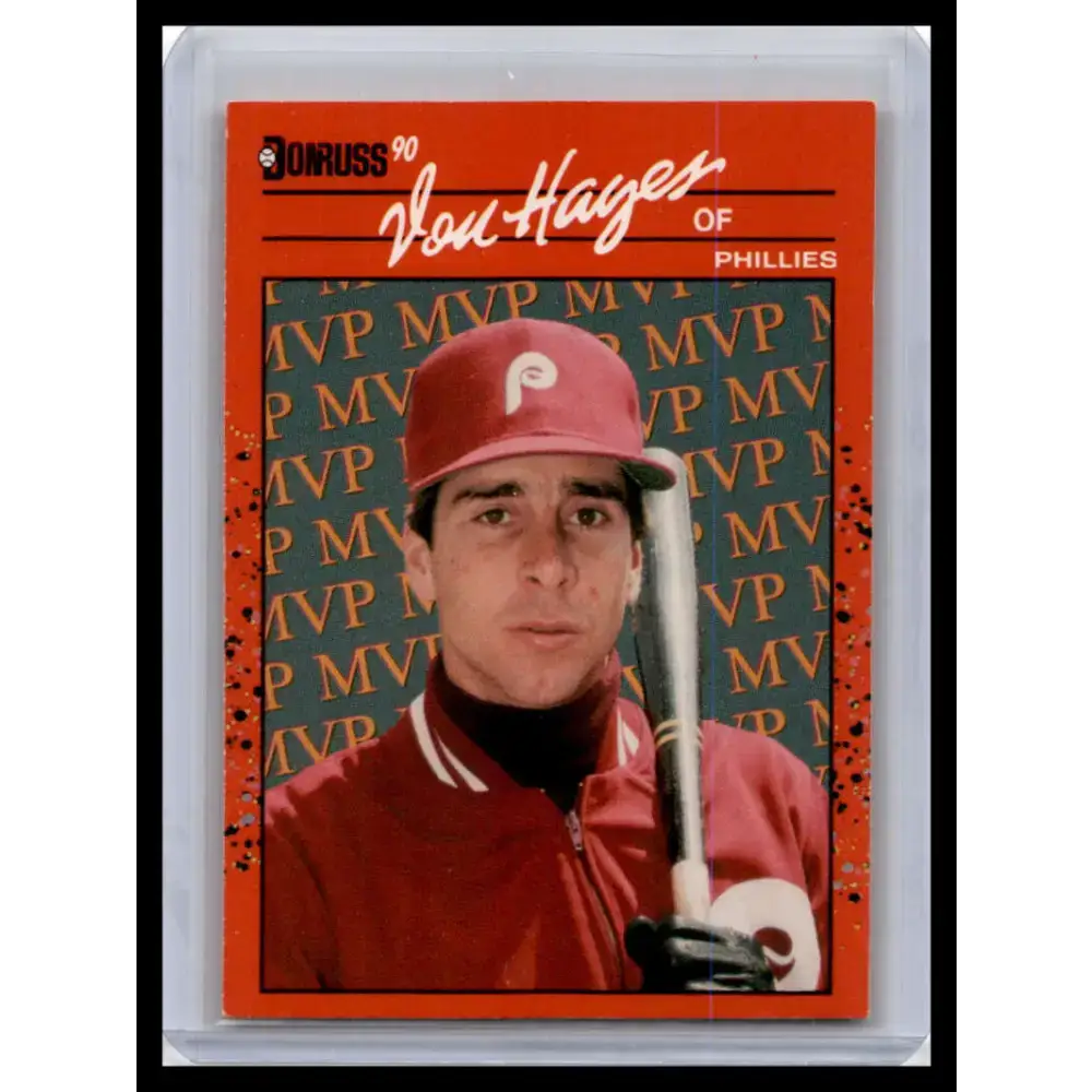 1990 Donruss #BC-25 Von Hayes NM-MT Philadelphia Phillies Baseball Card - Baseball Card Single