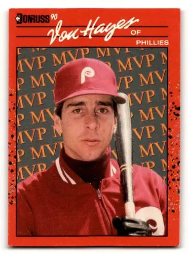 1990 Donruss #BC-25 Von Hayes Philadelphia Phillies Baseball Cards E ID:56214 - Baseball Card Single