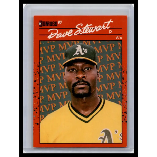 1990 Donruss #BC-3 Dave Stewart NM-MT Oakland Athletics Baseball Card - Baseball Card Single