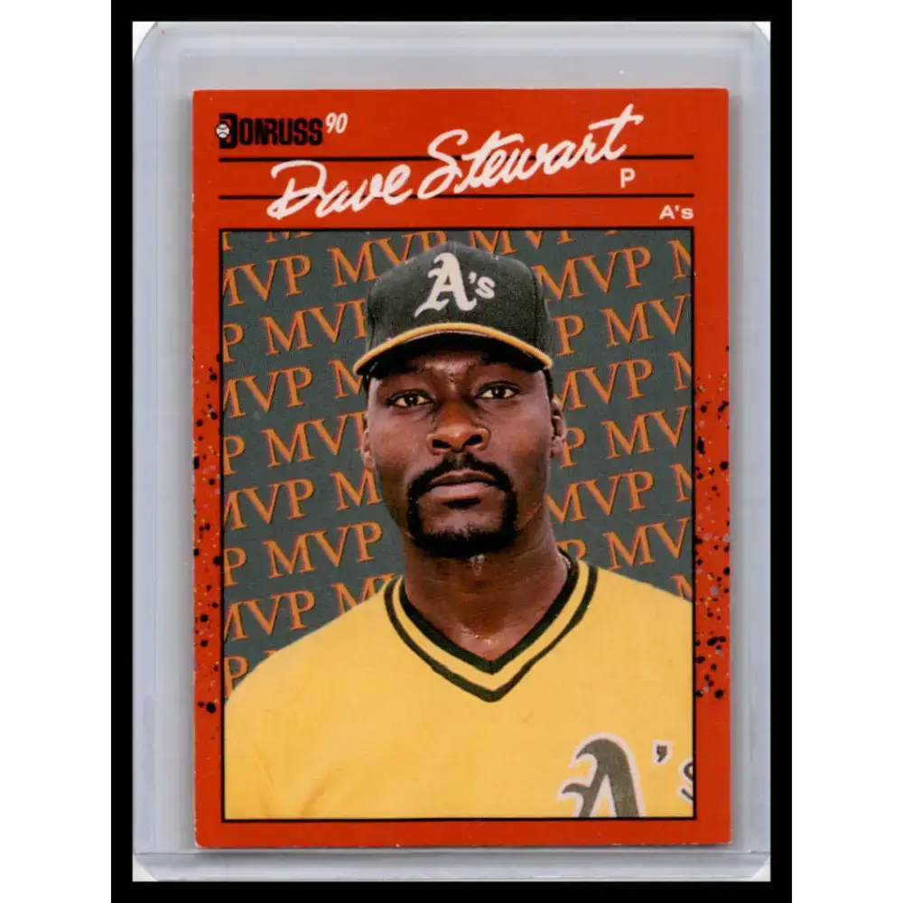 1990 Donruss #BC-3 Dave Stewart NM-MT Oakland Athletics Baseball Card - Baseball Card Single