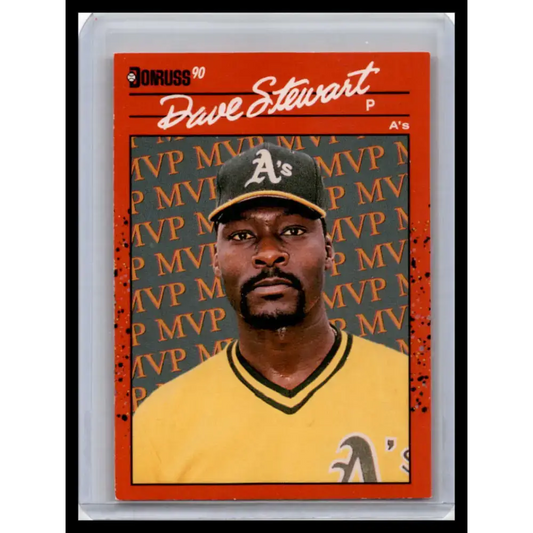 1990 Donruss #BC-3 Dave Stewart NM-MT Oakland Athletics Baseball Card - Baseball Card Single