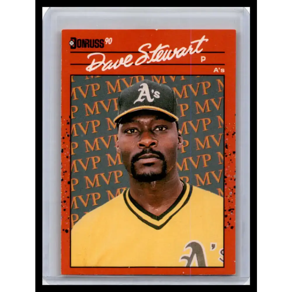 1990 Donruss #BC-3 Dave Stewart NM-MT Oakland Athletics Baseball Card - Baseball Card Single