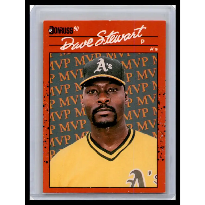 1990 Donruss #BC-3 Dave Stewart NM-MT Oakland Athletics Baseball Card - Baseball Card Single