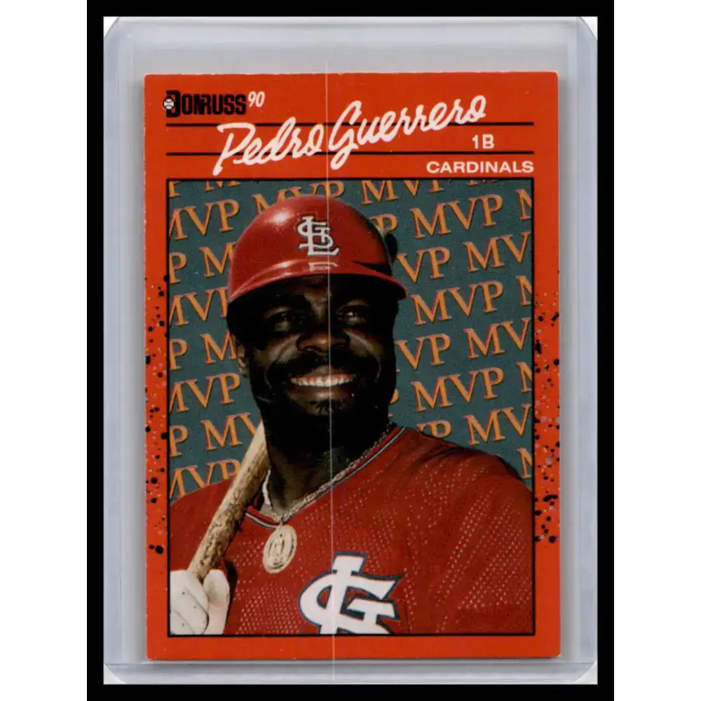 1990 Donruss #BC-6 Pedro Guerrero NM-MT St. Louis Cardinals Baseball Card - Baseball Card Single