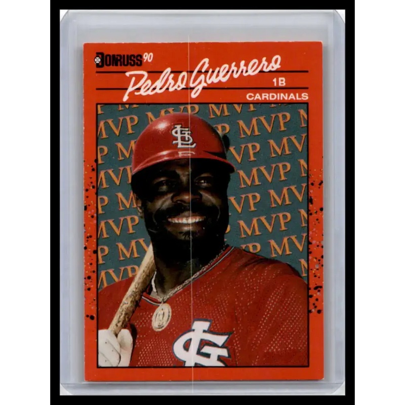 1990 Donruss #BC-6 Pedro Guerrero NM-MT St. Louis Cardinals Baseball Card - Baseball Card Single
